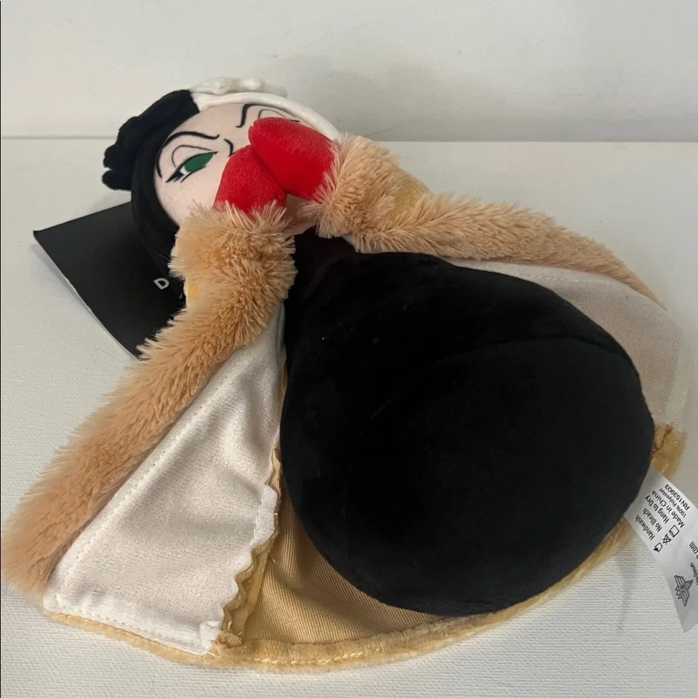 NWT Disney Villains Cruella Dog Squeaker Toy